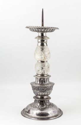 Rock crystal candelabra (small)