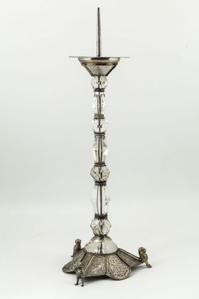 Candelabro di cristallo di rocca