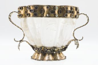 Bergkristall-Vase