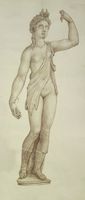 Disegno raffigurante "Baccante"