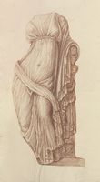 Disegno raffigurante "Statuetta di Afrodite"