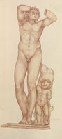 Disegno raffigurante "Statuetta di Narciso"