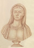 Disegno raffigurante "Ritratto di Augusto"