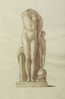 Disegno raffigurante "Afrodite Andyomene"