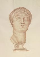Disegno raffigurante "Ritratto di Traiano"