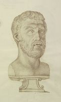 Disegno raffigurante "Ritratto di filosofo"