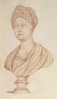 Disegno raffigurante "Ritratto femminile"