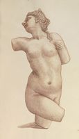 Disegno raffigurante "Ermafrodito"