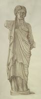 Disegno raffigurante "Cariatide"