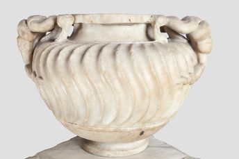 Vaso strigilato