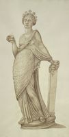 Disegno raffigurante "Musa"