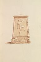 Disegno raffigurante "Base di candelabro"