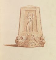 Disegno raffigurante "Base di candelabro"