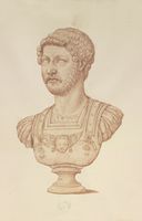 Disegno raffigurante "Ritratto di Adriano"