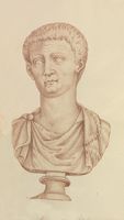 Disegno raffigurante "Ritratto di Tiberio"