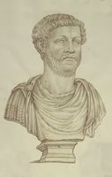 Disegno raffigurante "Ritratto di Adriano"