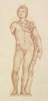 Disegno raffigurante "Figura maschile"