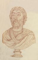 Disegno raffigurante "Ritratto di Settimio Severo"