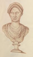 Disegno raffigurante "Ritratto femminile"