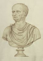 Disegno raffigurante "Ritratto di Vespasiano"