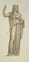 Disegno raffigurante "Demetra"