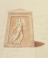 Disegno raffigurante "Base di candelabro"
