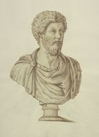 Disegno raffigurante "Ritratto di Marco Aurelio"