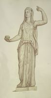 Statua-ritratto femminile