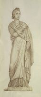 Statua funeraria femminile