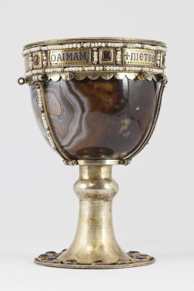 Chalice with Eucharistic inscription